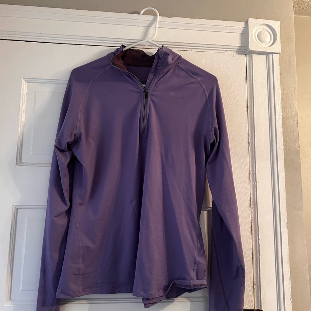 Nike Purple Quarter-Zip Pullover